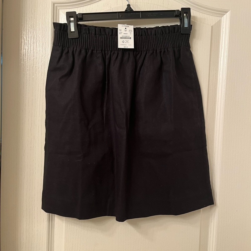 J. Crew linen skirt. Lined. Size 0. NWT!